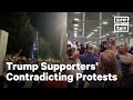 Trump Supporters Chant Both 'Count the Vote' & 'Stop the Count' | NowThis