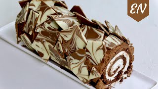 Chocolate Yule Log Recipe (Bûche de Noël) | Christmas Recipe || William's Kitchen