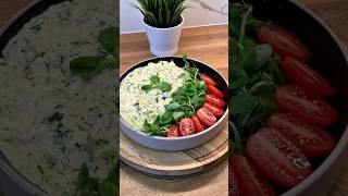 New trend of this summer! Fried cottage cheeses with eggs #recommended #breakfast #recipe #eggs