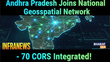 Andhra Pradesh Integrates 70 CORS Stations into National Geospatial Network! 🛰️📍