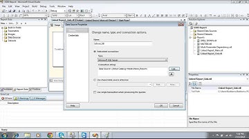 SSRS Linked Report Drill Through