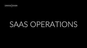 CROSSOVER SaaS Ops from Timos Tsokanis