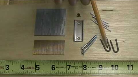 Making Splines in Picture Frames - A Woodworkweb woodwoking video
