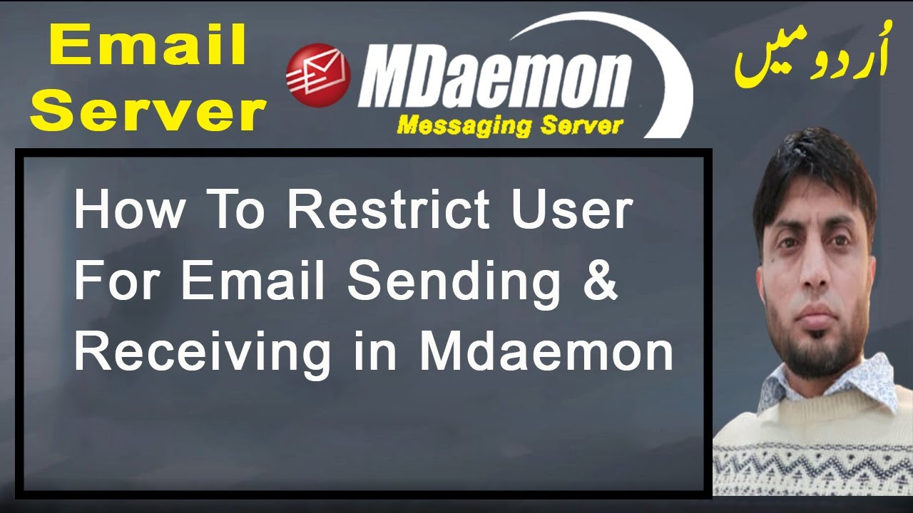 How To Restrict User Email Sending and Receiving in MDaemon