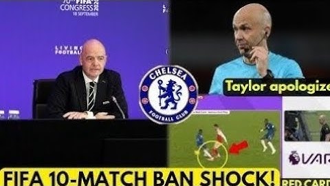 🔥 FIFA Drops 10-Match Ban After Chelsea Controversy! VAR Ignored Red Card vs Arsenal