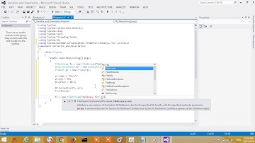 How to use Serialize Binary File and Deserialize Binary file tutorial in C# RUPP
