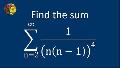 Evaluating the required sum using standard techniques