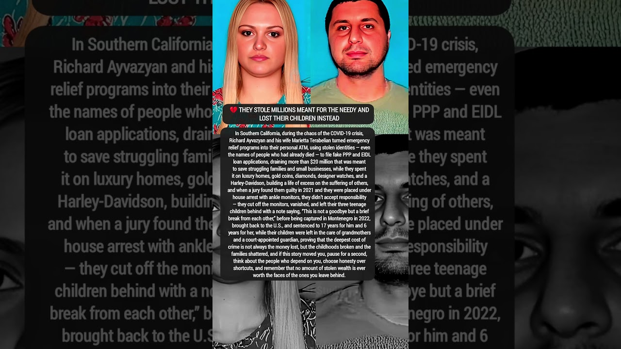 💔 They Stole Millions Meant for the Needy and Lost Their Children Instead