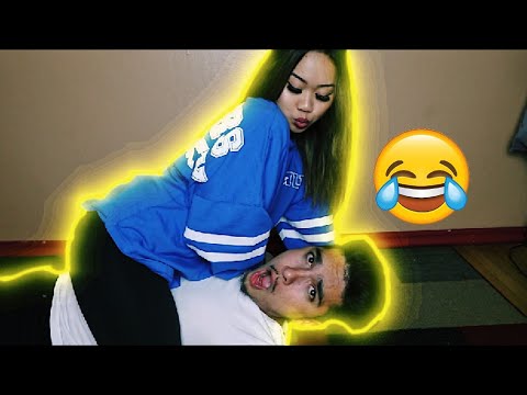 STOMACH SITTING CHALLENGE!!! (SHE FARTED)