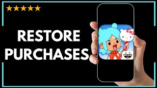 ✅ How to RESTORE PURCHASES IN TOCA BOCA WORLD – FULL UPDATED GUIDE 🚀✨😱✅ screenshot 3