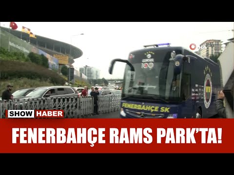 Fenerbahçe takım otobüsü Rams Park'a geldi