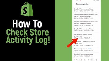 How to Check Store Activity Log on Shopify [NEW]