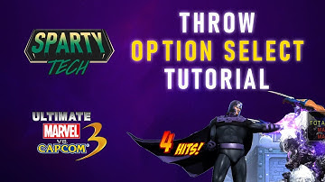 The most powerful tool in Marvel 3 - Throw Option Selects - Sparty Tech Tutorial [UMvC3]