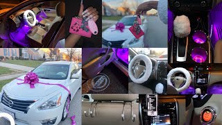 DECORATE MY FIRST CAR W/ ME!!! | I BOUGHT MY FIRST CAR AT 17