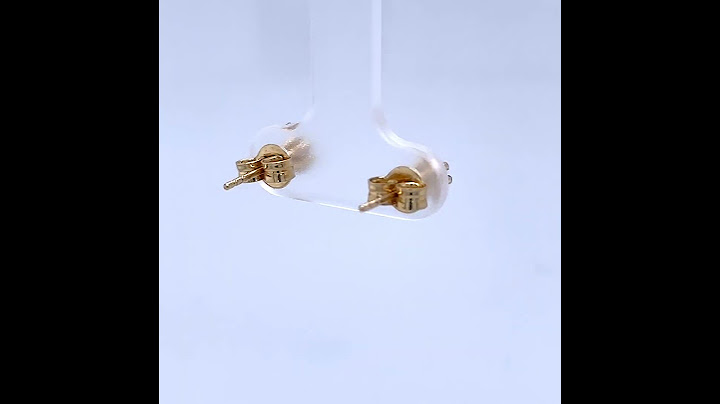 Diamant Ohrringe 0,20ct W/SI Gold 585 Brillant Ohrstecker  Ohrschmuck Solitärohrringe Krappenfassu
