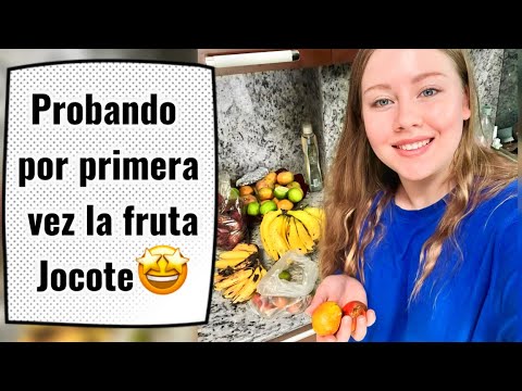 Probando por primera vez la fruta Jokote🤩🇺🇦🇬🇹