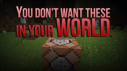 2 commands that can destroy your world in Minecraft (read description)