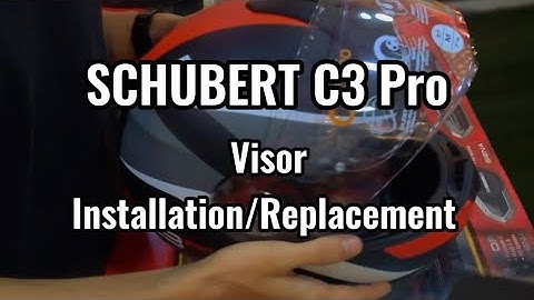 Schuberth C3 Pro | Visor Installation and Replacement