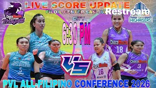 GALERIES TOWER HIGHRISERS VS CHOCO MUCHO FLYING TITANS | PVL ALL-FILIPINO CONFERENCE 2026