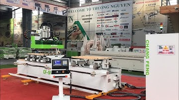 MÁY CNC OVAL ÂM CẮT NHIỀU ĐẦU CF-SC5 TẠI THƯỢNG NGUYÊN
