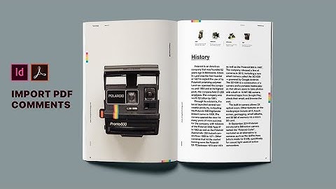 Import PDF Comments In Adobe InDesign