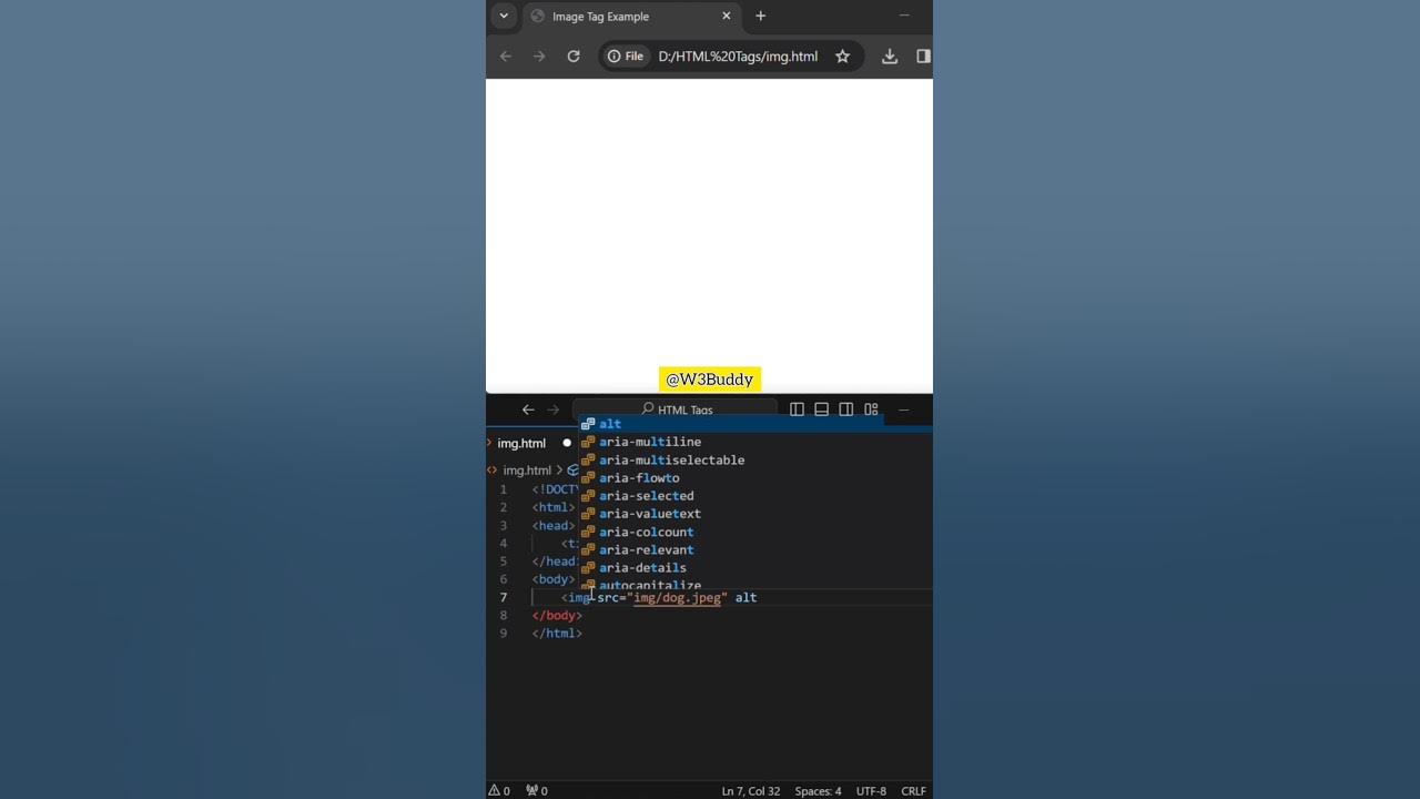 How to Use the img Tag in HTML | Add Images Easily #html #htmltutorial ...