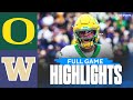 Oregon Ducks vs Washington Huskies Highlights 🏈