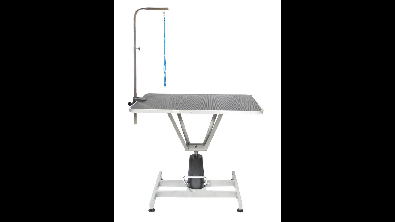 Go Pet Club Pet Dog Hydraulic Grooming Table with Arm, 36Inch YouTube