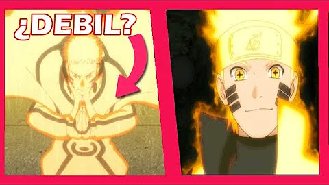 ¿Quién es más débil Naruto?