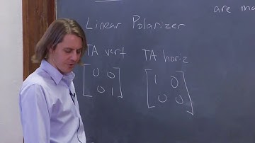 PHYS 201 | Linear Polarizer 4 - Linear Polarizer Jones Matrix