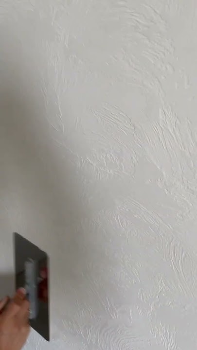 Самая простая и легкая декоративная штукатурка - YouTube