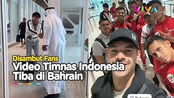 Tiba di Bahrain, Timnas Indonesia Langsung Disambut Fans Garuda