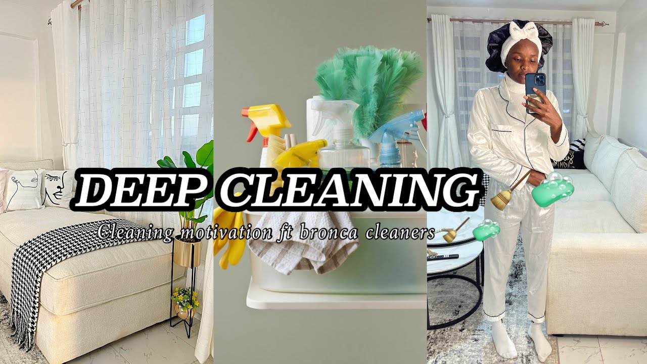 DEEP CLEAN MY APARTMENT FT BRONCA CLEANERS 🧹🧼/MONTHLY GROCERIES HAUL AND COOKING 👩‍🍳