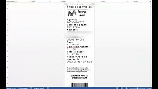 Plantilla en word para emitir voucher agente