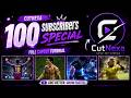 100 SUBSCRIBERS SPECIAL ✨ BEST CAPCUT EDIT TUTORIAL 2026 💜 CutNexa