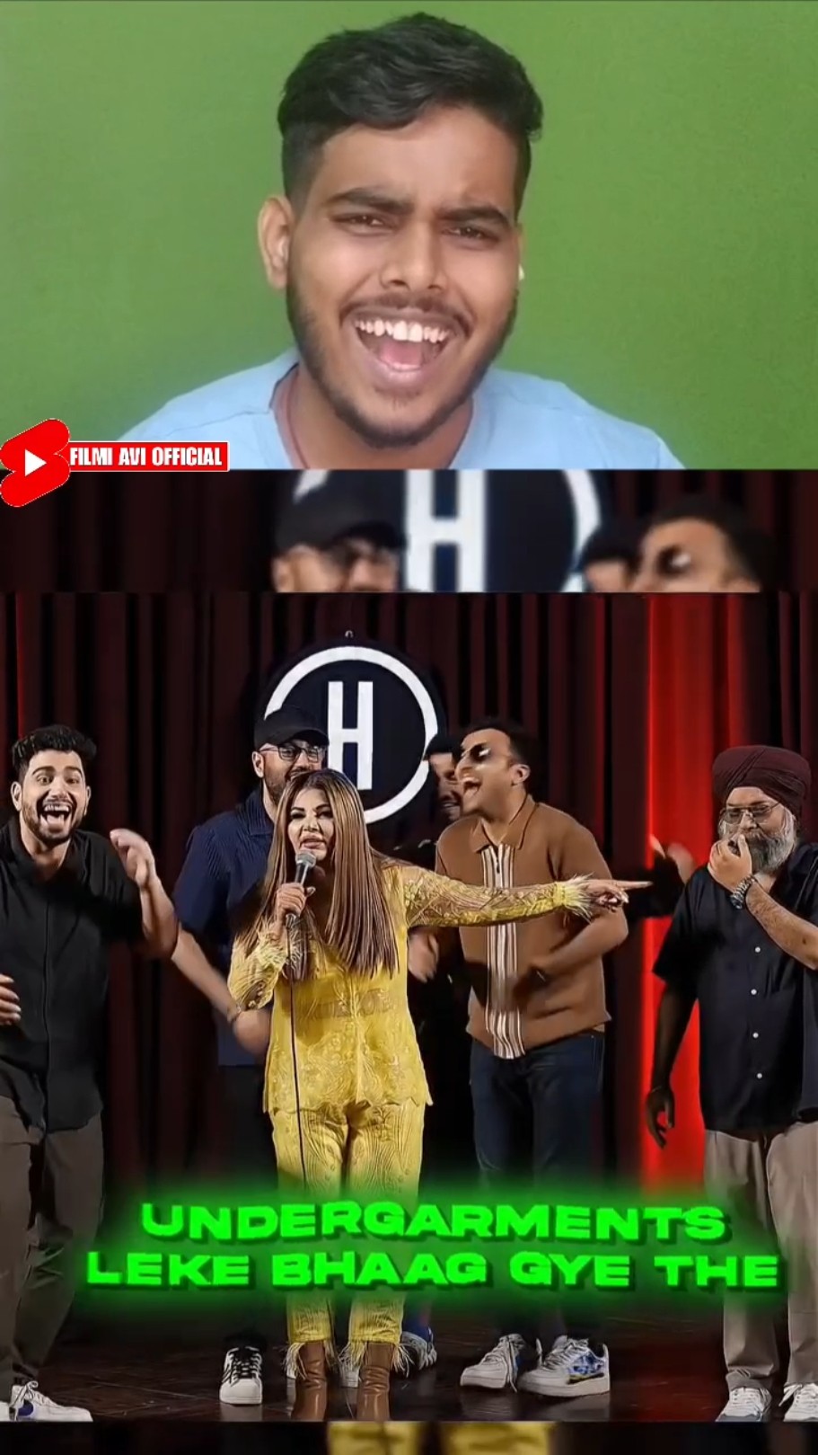 Samay Raina and Rakhi Sawant Comedy Video | India got latent Reaction Video | #shorts #remix