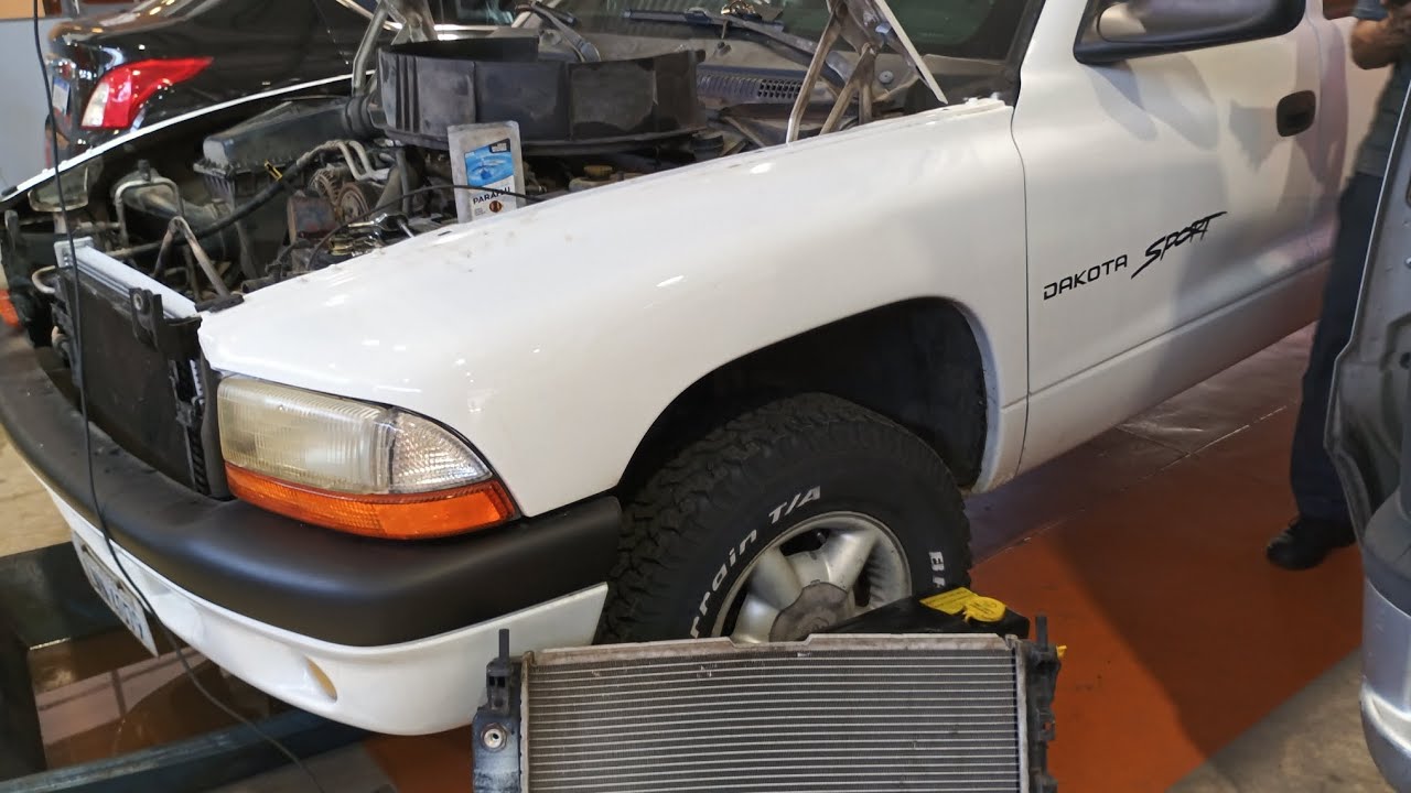 Como trocar o radiador picape Dakota