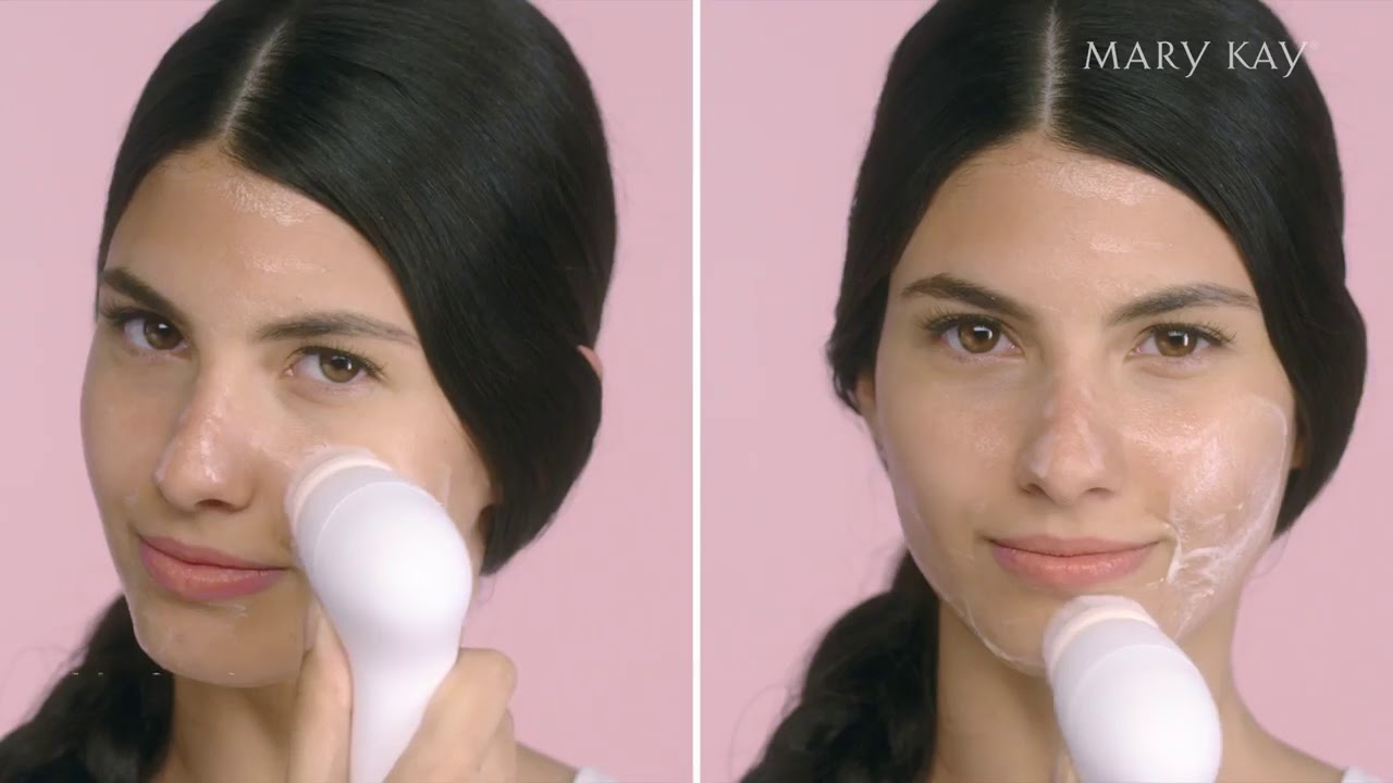Cepillo Limpiador Facial Skinvigorate® Mary Kay® - YouTube