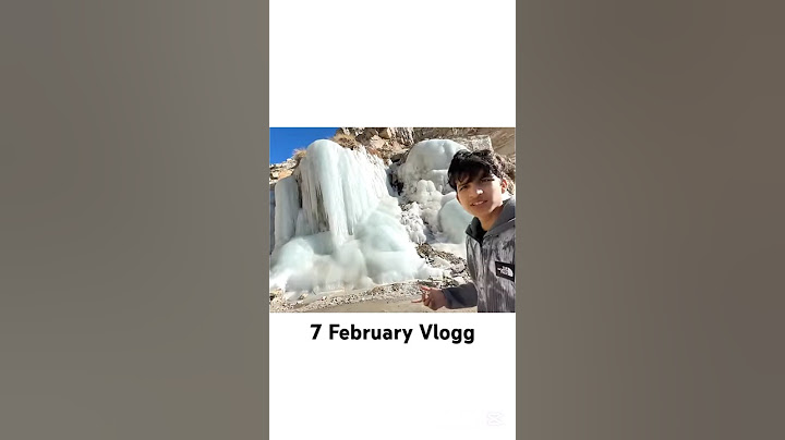 YE Kiya Dekh Lia 😳 Frozen Waterfall #shorts #souravjoshivlogs #viralvideo