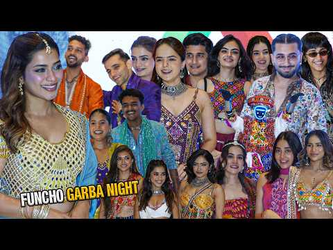 UNCUT - Funcho Garba Night | Nagma Mirajkar, Orry, Uorfi Javed, Ruhanika Dhawan & More Celebrities