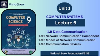 Unit 1 | 1.9 Data Communication | Network Components | Modes of Communication | Devices | Class 9...