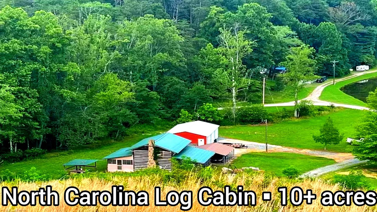 North Carolin Farmhouse For Sale 249k10+ acres Lakefront Log Cabins North Carolina Real
