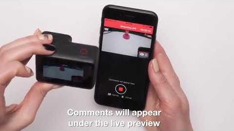 How to stream to Facebook from GoPro HERO7 on iOS?