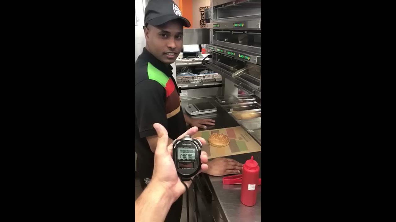 Fastest Whopper Hopper Ever Made In Burgerking 8 Seconds 