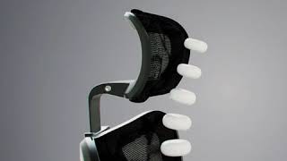 SIHOO 人間工学オフィスチェア 通気性 メッシュ ハイバックサポートクッション 3D昇降アームレスト 調節可能ヘッドレスト 事務椅子