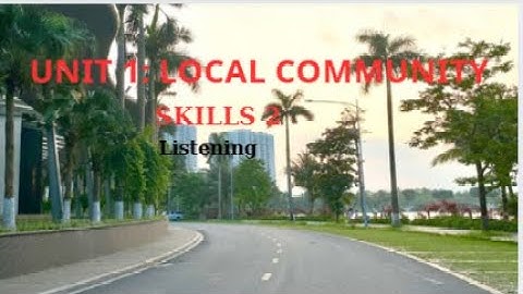 UNIT 1: SKILLS 2 -  LISTENING - GR9 - GLOBAL