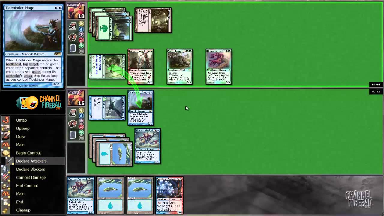 Channel Smdster  - Standard Mono Blue Devotion #4 (Match 4, Game 2)