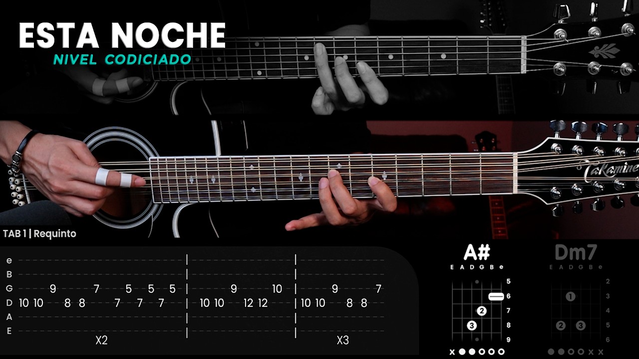 ESTA NOCHE - Nivel Codiciado, En Guitarra (DEMO)