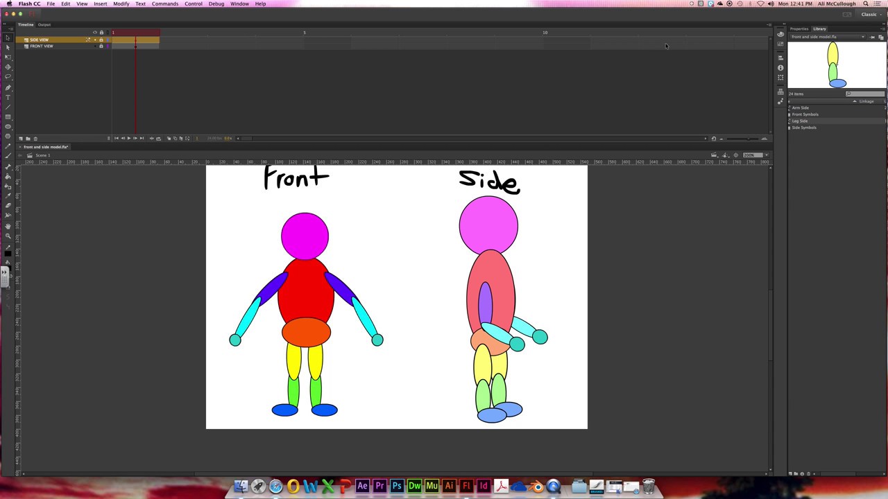 Character Rig Side View 2. Side View Character Rigging - YouTube