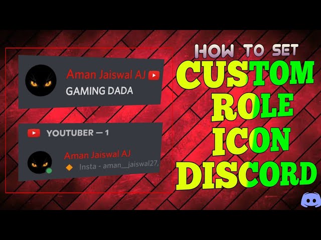 Customize your Discord role icons